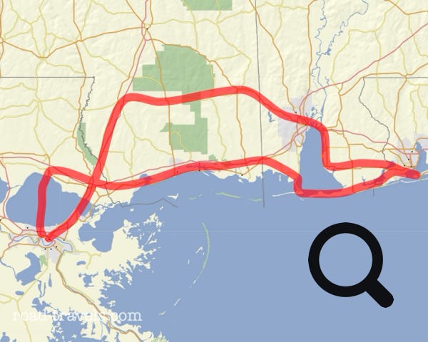 Road-Travels.com Central Gulf Coast